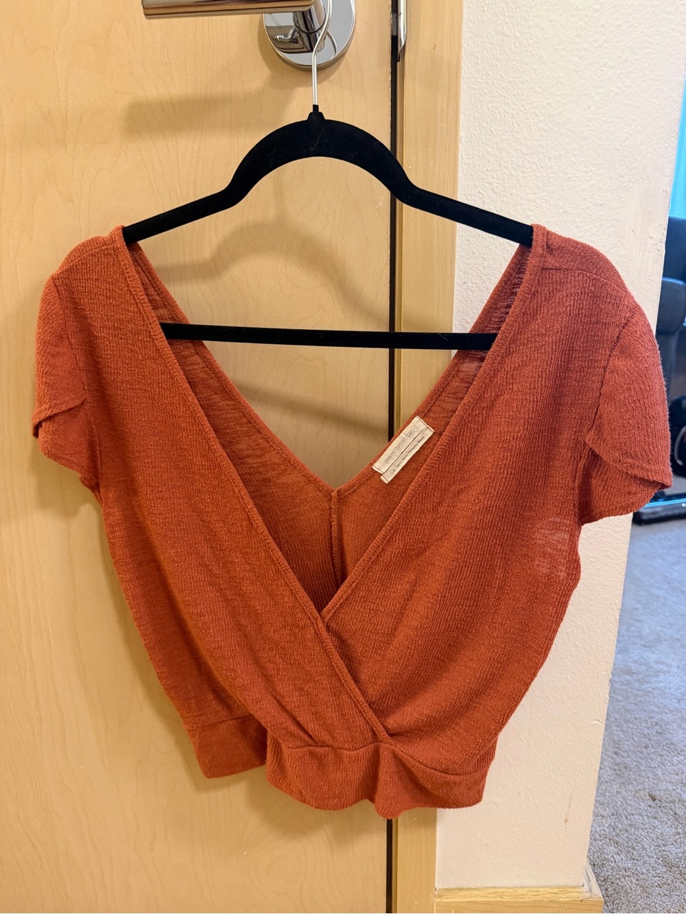 UO Double Surplice Top